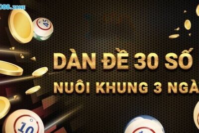 Dàn Đề 30 Số – Phương Pháp Nuôi Dàn Đề 30 Số Khung 3 Ngày