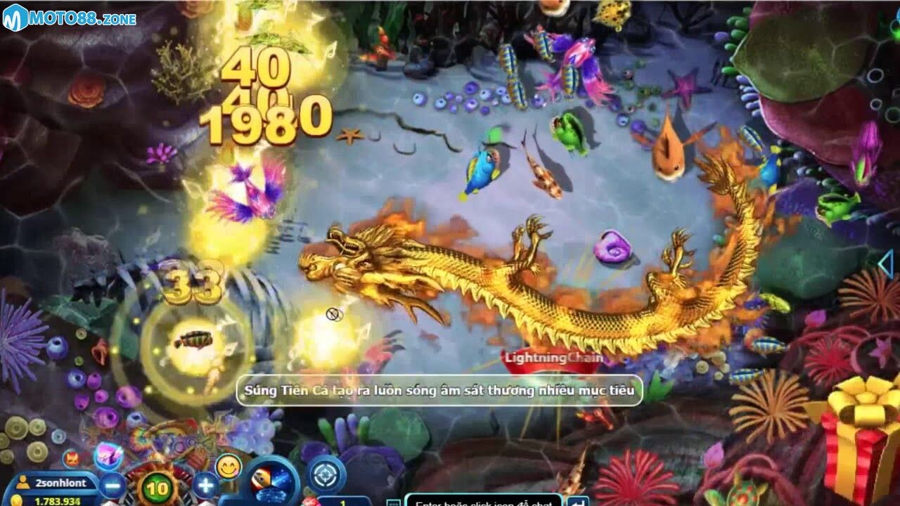 Hiện nay trò chơi Dragon fishing Moto88 có rất nhiều ưu điểm nổi bật như: