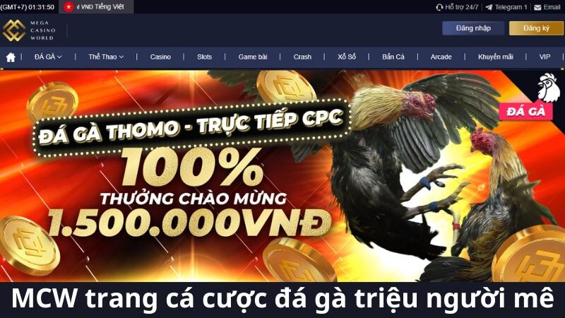 MCW trang cá cược đá gà triệu người mê